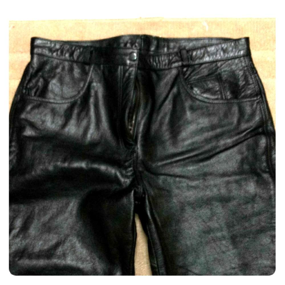 Women's riding leather pants